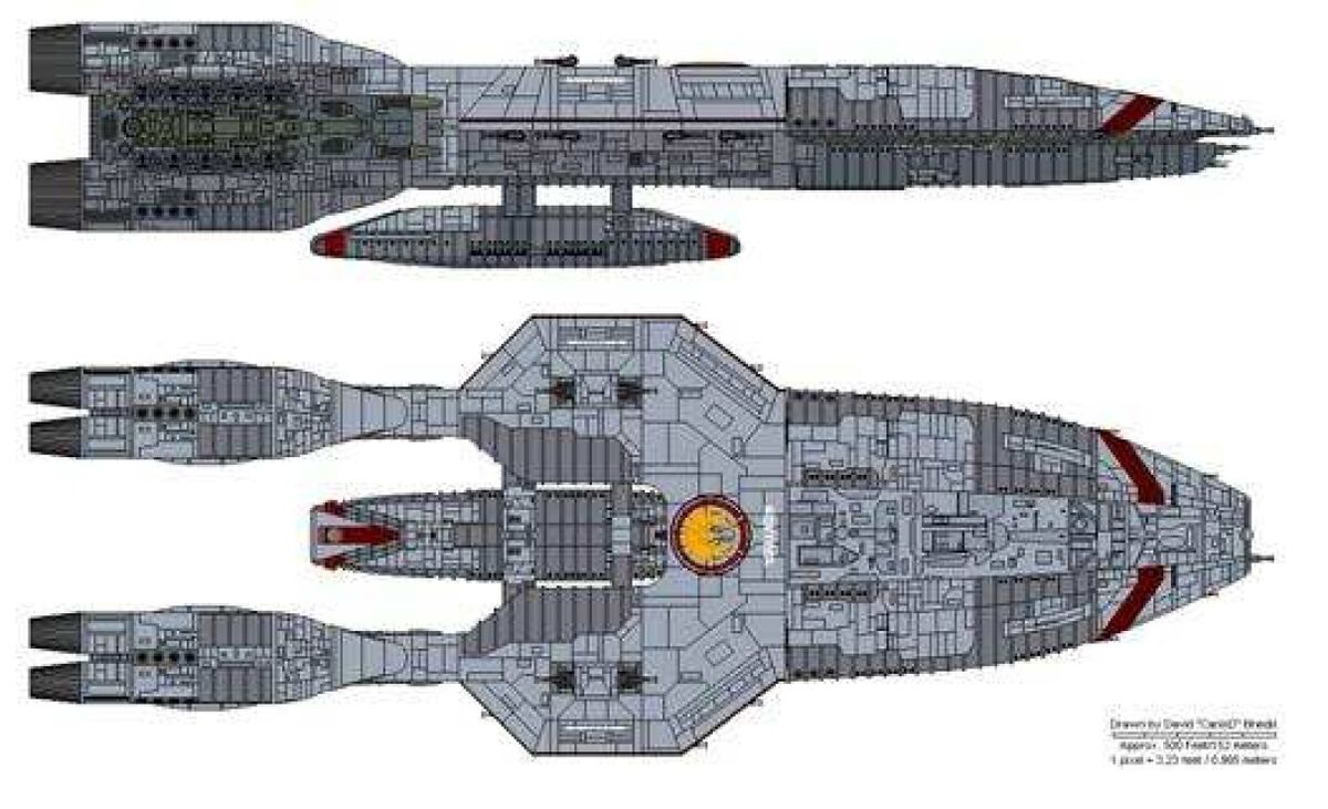 Colonial Defender Class Gunstar | Thedemonapostle's RPG