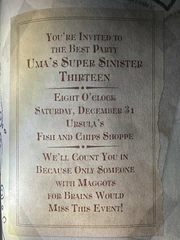 Umas Birthday Invitation