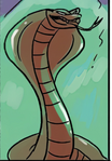The Golden Cobra in Return to the Isle of the Lost: The Graphic Novel.