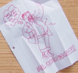 Drawing of Mr. Cogsworth
