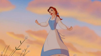 1991 Belle blue dress