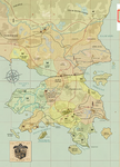 A full, detailed map of Auradon.