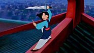 Mulan on the roof of the Imperial Palace