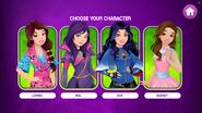 Character selection