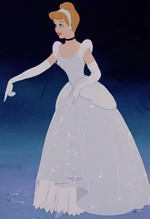 Cinderella as she appears originally in her namesake film.