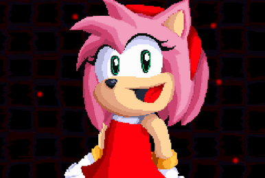 Amy Jumping In Sonicexe 2d Remake Sticker - Amy jumping in sonicexe 2d  remake - Discover & Share GIFs