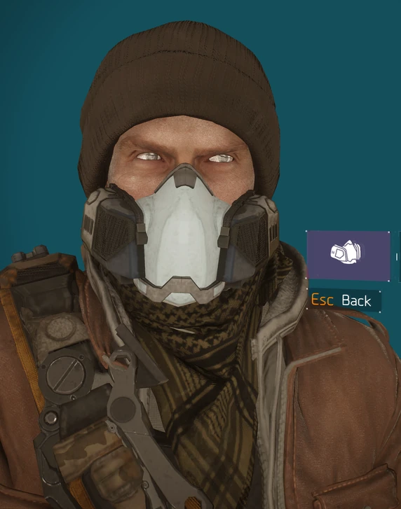 Mask Lvl30 Grey