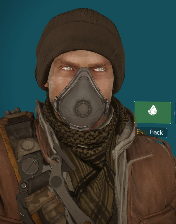 Mask Lvl6 Gray