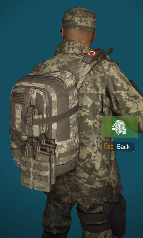 National clearance guard backpacks