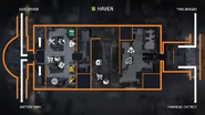 Map of Haven (Ground Floor)