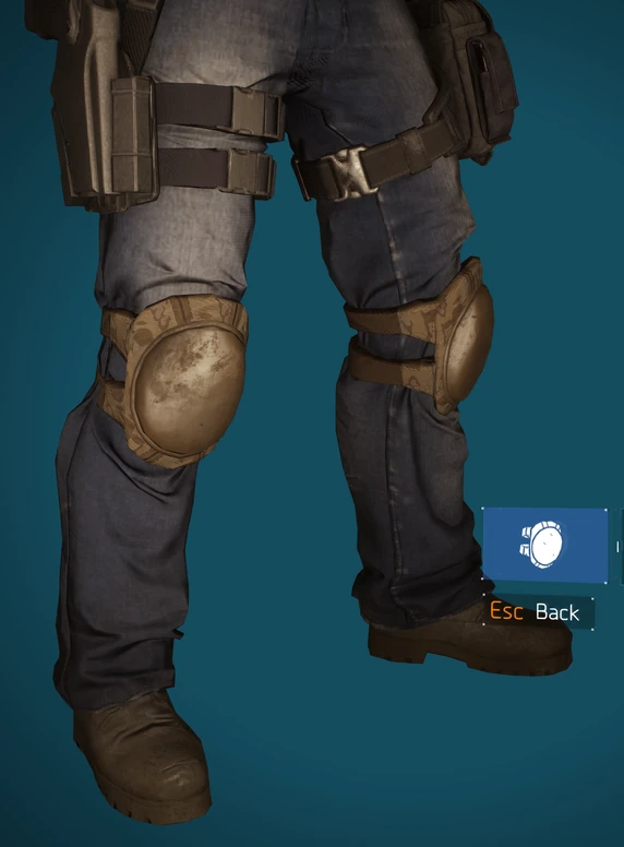 Knee Lvl5 Brown Camo