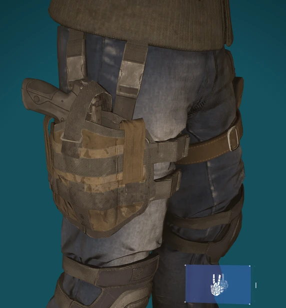 Holster Lvl21 Brown Camo