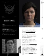 A brief summary about Jessica Kandel in The Division Intelligence Briefs
