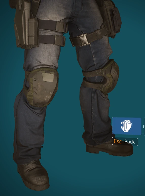 Knee Lvl27 Green Camo