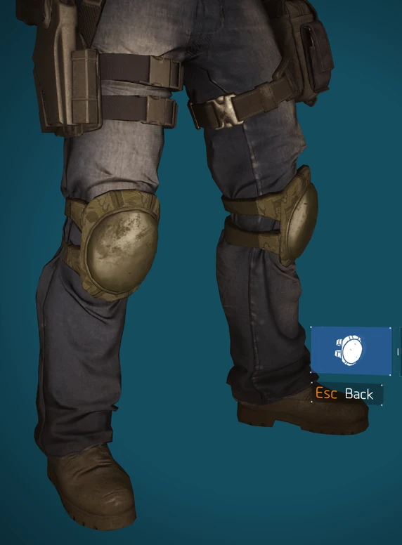 Knee Lvl5 Green Camo