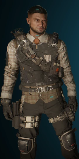 Plaid Suit Shirt