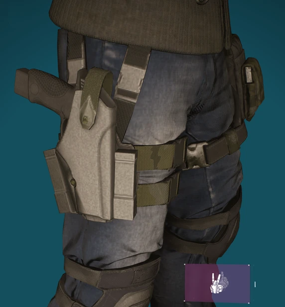 Holster Lvl25 Green Camo