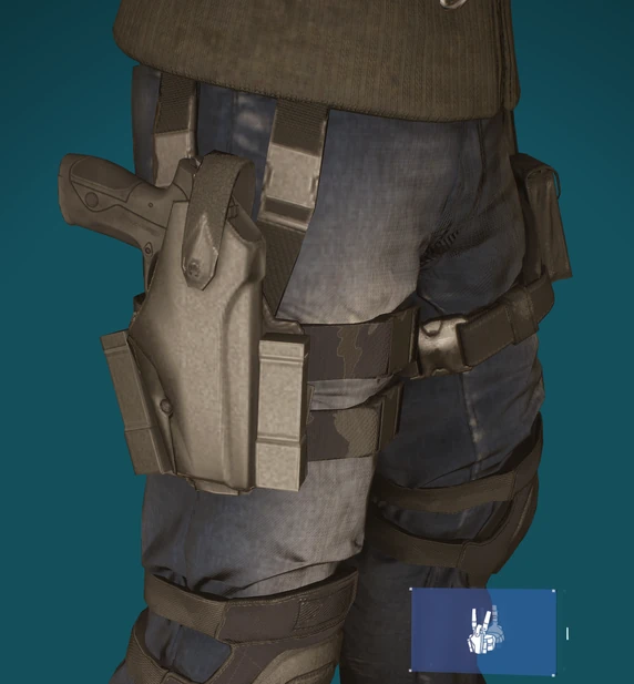 Holster Lvl26 Black Camo