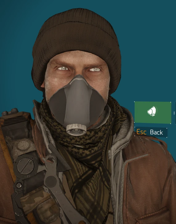 Mask Lvl15 Gray