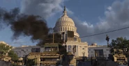 The-division-2-capitol-burning.png (464 KB) The Capitol Building seen in the E3 2018 Gameplay Trailer of Tom Clancy's The Division 2