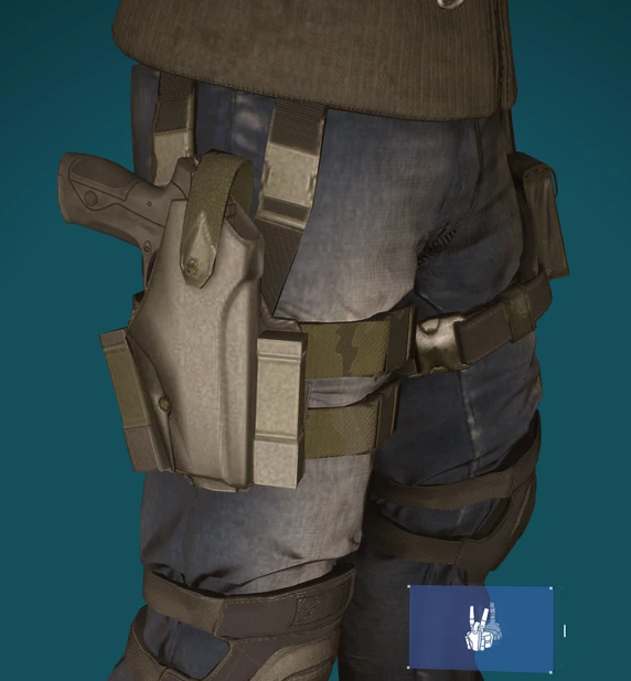 Holster Lvl26 Green Camo