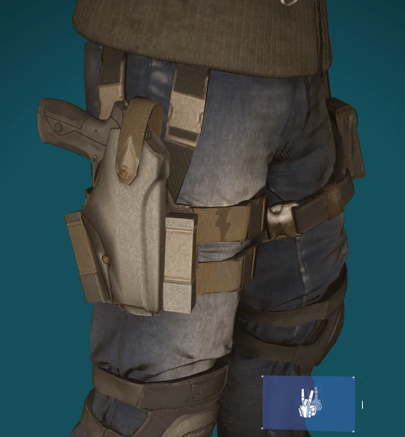 Holster Lvl26 Brown Camo