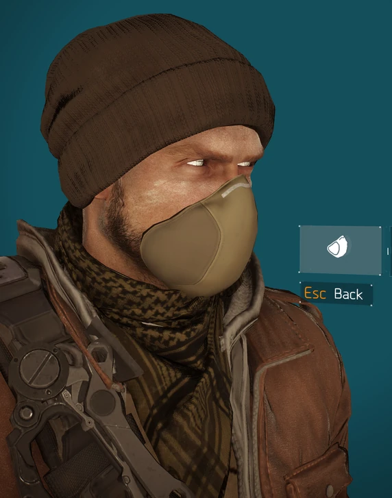Mask Lvl1 Brown