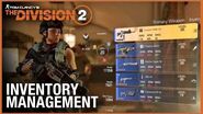 Tom Clancy’s The Division 2 Tips & Tricks Inventory Management Ubisoft NA