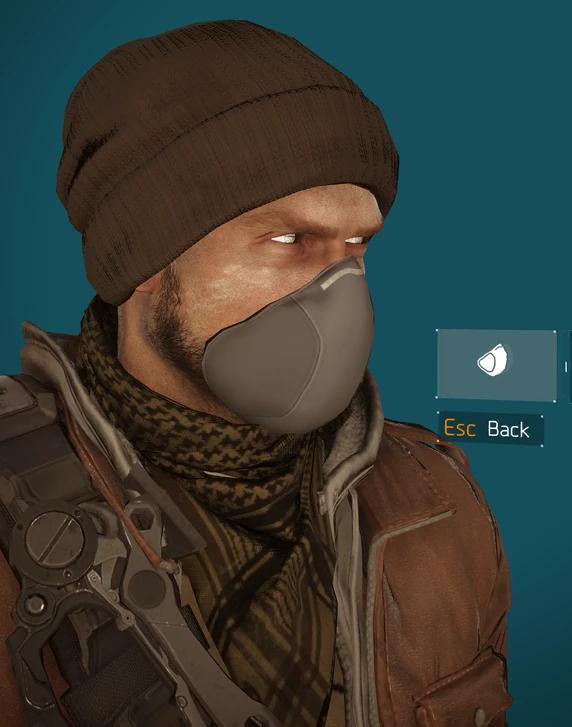 Mask Lvl1 Gray