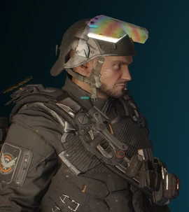 Silver Bunker Helmet