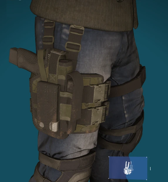 Holster Lvl15 Green Camo