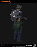 Male concept art of Division agents for Tom Clancy's The Division 2.