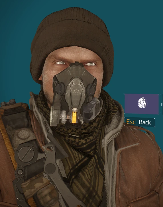 Mask Lvl40 Grey