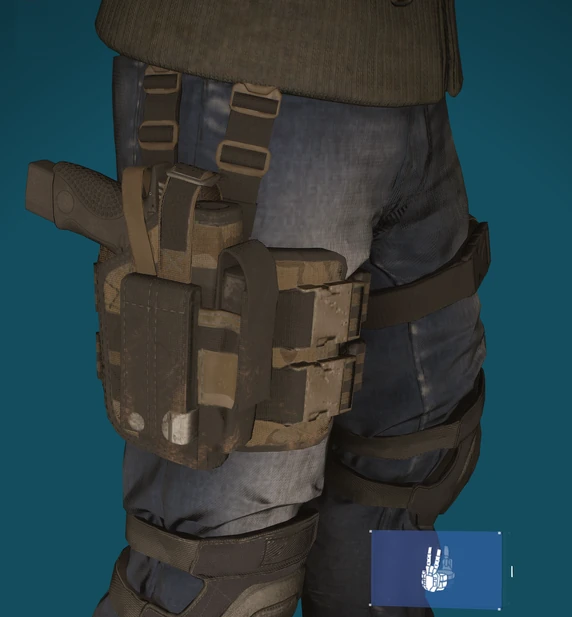 Holster Lvl15 Brown Camo