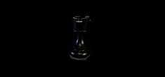 Black Chess Piece Rook