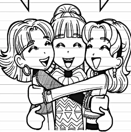 dork diaries chloe and zoey in color