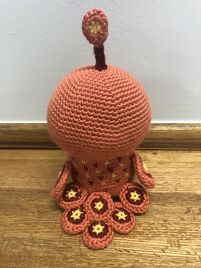 Back View of Crochet Meep