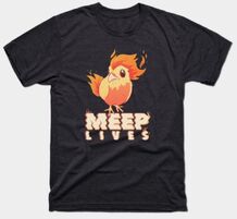 "Meep Lives" T-shirt by Elliott Rodriguez