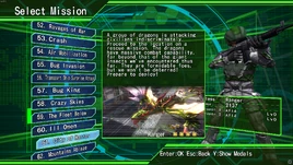 City of Horror mission select