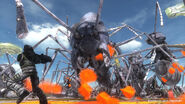 A Ranger faces down a horde of Black Ants.