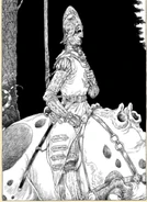 Rook as Commander of the Third Roost of the Freeglade Lancers