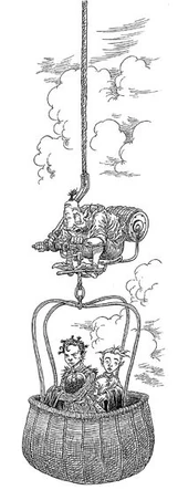  and  using a hanging-basket