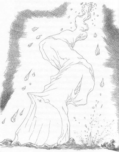 Twig, witnessing a massive bolt of stormphrax bury itself in absolute darkness.