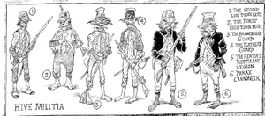 The regiments of the Hive Militia