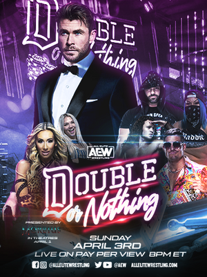 AEW: Double or Nothing Event Poster, All Elite Wrestling