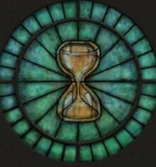 Akatosh Stained Glass Circle