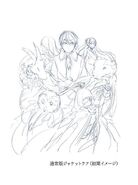 Original concept art of the album's standard edition cover by Ichika