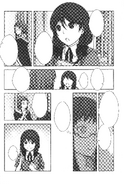 Yukina tò mò hỏi lí do Gumillia phải đeo kính