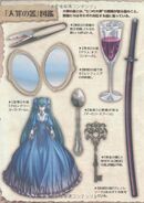 Illustration and description of the doll in The Daughter of Evil Schedule Book 2013