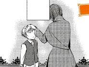 Lemy mặc trang phục chính của cậu trong manga